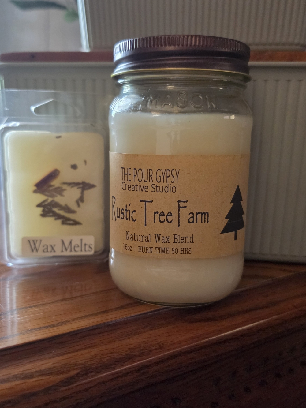 The Pour Gypsy Rustic Tree Farm Natural Wax Candle - Cream